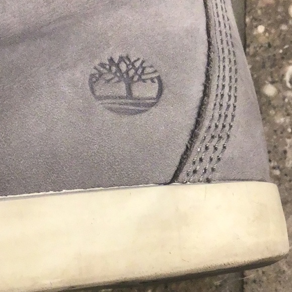 Gray leather Timberland boots, 9/40 - Picture 8 of 16